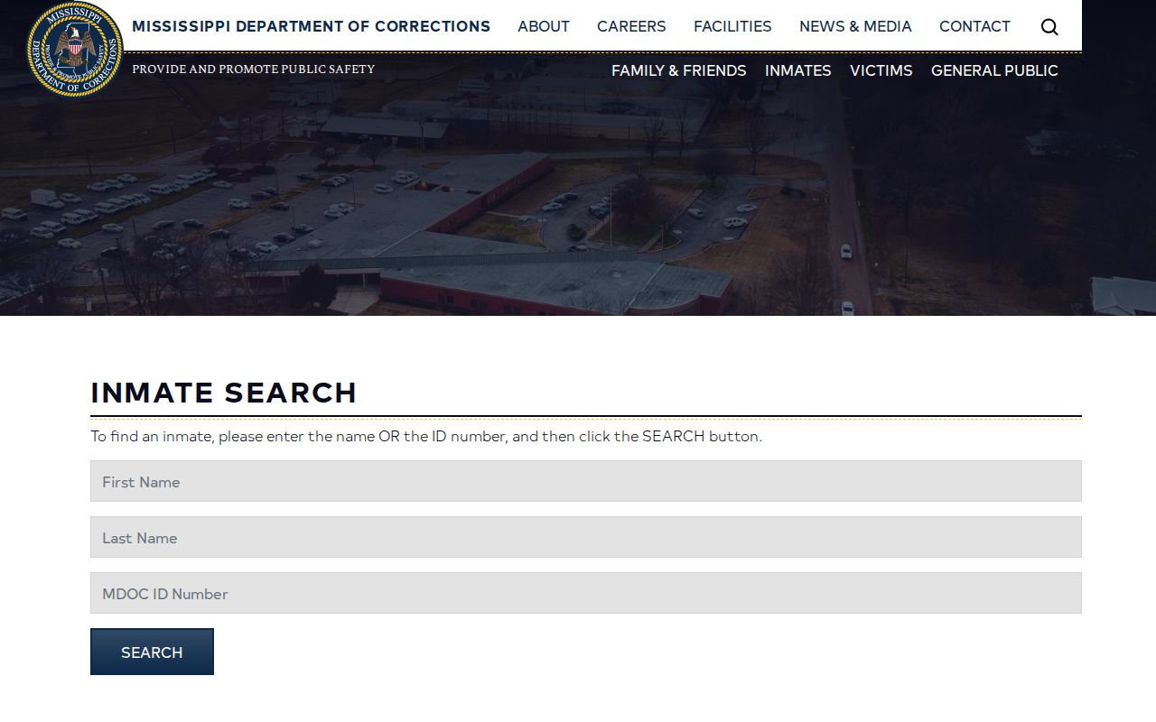 Mississippi DOC offender search for Harrison County released inmates